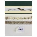 PITTSBURGH STEELERS BRACELET BOXED 925 SILVER