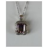 PENDANT NECKLACE 18K GOLD CHAIN 18" 10K GOLD