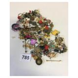 HUGE ASSORTMENT MISMATCHED BROKEN EARRINGS PINS