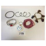 SILVER TONE WRISTWATCH FLIP FACE COVER ASIAN