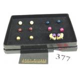 JOAN RIVERS BOXED SET PIERCED STUD EARRINGS