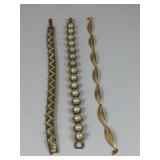 TRIFARI BRACELET PEARL BRACELET AND RHINESTONE