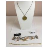 KENNETH COLE FIVE CHAIN BRACELET WITH SLIDING