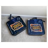 TWO SUPER BOWL 2004 SEAT PADS