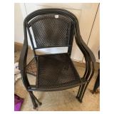 4 METAL CHAIRS AND GOOD CONDITIONS