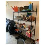 METAL SHELVING, CONTENTS NOT INCLUDED. 6
