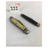 TWO POCKETKNIVES SOME CORROSION