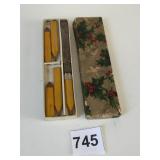 STERLING SILVER VINTAGE 2 PC PENCIL HOLDER AND