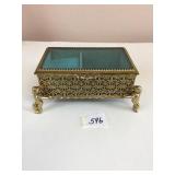 HIMARK JAPAN MUSICAL GLASS LIFT TOP ORGANIZER BOX