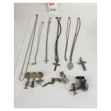 GROUP WITH STERLING AND OTHER SILVER METAL