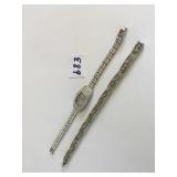 LADIES RHINESTONE WRISTWATCH ADRIENNE QUARTZ