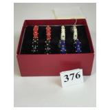 KENNETH J LANE KJL BOX SET PIERCED EARRINGS WITH