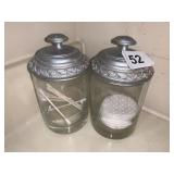 COTTON BALL AND Q-TIP HOLDERS