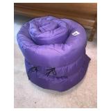 PURPLE SLEEPING BAG