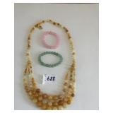 KALIFANO GENUINE GEMSTONES YELLOW STONE NECKLACE