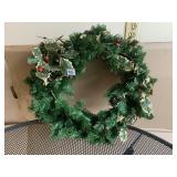 ARTIFICIAL CHRISTMAS WREATH, 21"