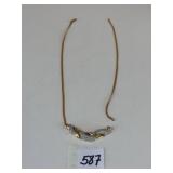 14K GOLD NECKLACE BROKEN NECKLACE 11.21G