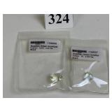 BRAZILIAN GREEN AMETHYST CUT POLISHED STONES