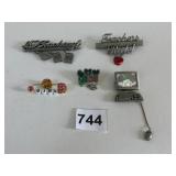 GROUP OF PINS TEACHERS TEACHING NANA GIRL AND