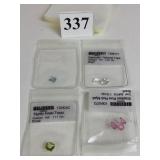 CUT POLISHED STONES KHAKI TOPAZ CUSHION GOLCONDA