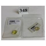 CUT POLISHED STONES BROWN TOPAZ TRILLION AND