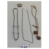 SILVER 925 RING WITH INLAY COLORED STONES