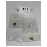 CUT POLISHED STONES AVENTURINE MOONSTONE POSSIBLY