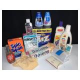 ASSORTED STAIN REMOVERS/ CLEANERS, SPIC AND SPAN,