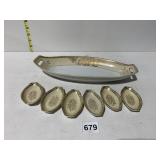 CHIRARAMACHI CELERY DISH & 6 SALTS