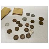 ASSORTED FOREIGN CURRENCY AND W & S ONE FARE