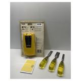 STUD FINDER, CHISELS
