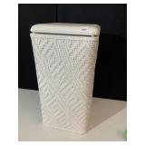 HAMPER FAUX WICKER 23" H X 11.5" W X 11.5ï¿½, VERY
