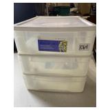 STORAGE BIN W/ 3 DRAWERS