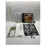 THIMBLES, CAT CROSS STITCH PATTERN, NEEDLES