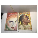 INTERVIEW MAGAZINES, DECEMBER 1985 MADONNA, BACK