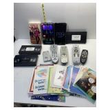 REMOTES, VHS TAPES, BLANK GREETING CARDS