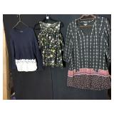 SHIRTS LAUREN CONRAD, LILY ROSE, AB STUDIO, SZ M