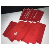 RED VINTAGE NAPKINS