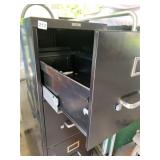 BLACK 4 DRAWER FILE CABINET