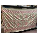HANDMADE QUILT TOP, 48" X 56"