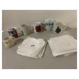 20 HANKIES AND MUGS INCL. SANTA J