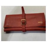 LEATHER RED WALLET BY CRISS