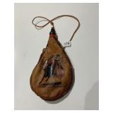 SPANISH LEATHER DRINKING POUCH
