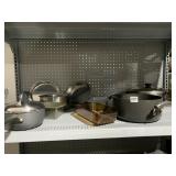 POTS, CASSEROLE PANS, ETC.