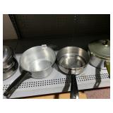 COPPER FRYING PAN LOOKS NEVER USED, POTS, ETC.