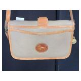 VINTAGE DOONEY & BOURKE CROSSBODY BAG, STAINS AND