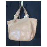 BROWN SMALL COACH BAG, SOME SLIGHT WEAR AND
