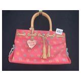 TINY TASSEL TOTE PINK DOONEY & BOURKE RETRO