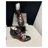 SPRING STEP DRESS SHOE BROWN MULTI COLOR SZ