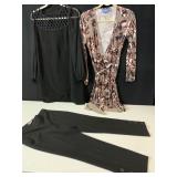 KATE SPADE SLACKS SZ4, VERA WANG WRAP SZ S,